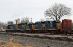 CSX 2059, 6943, and 2218 power train F729-23